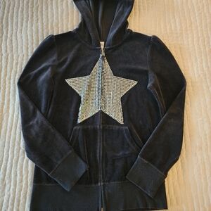 Circo Black Hoodie with Silver Star